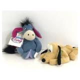 Two small Disney plushes