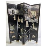 Carved wood Chinese coromandel room divider