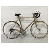 Vintage Takara gold bicycle