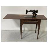 Antique Singer sewing machine table