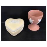 Wedgwood trinket dish & petite goblet