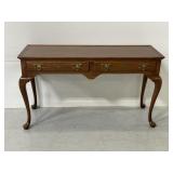 Vintage Harden Furniture wood console table