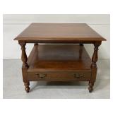 Vintage Harden Furniture 2-tier wood end table