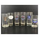 Lot of 6 German beer glasses