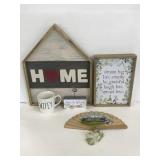 Lot of assorted home decor items