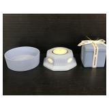 Wedgwood trinket dish, ornament & tea light holder