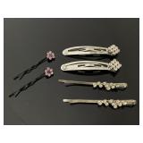 Bejeweled hair accessories
