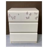 Modern white nightstand