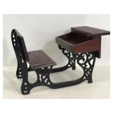 Cast iron & wooden desk