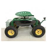 Rolling garden seat