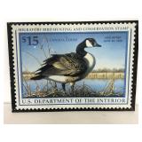 Tin Goose postage stamp sing
