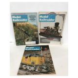 Lot of 3 vintage Model Railroader magazines