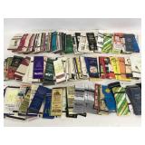 Collection of assorted match book covers