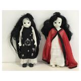 Pair of Urie Yurie Little Apple dolls