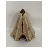 Vintage ceramic teepee salt/pepper shaker