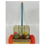 Vintage Fisher-Price 1969 happy hopper push-toy