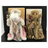 Lot of 2 angel tree toppers