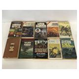 Lot of 10 assorted vintage paperback war books