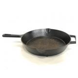 Artisanal cast iron skillet pan