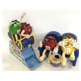 Two fun M&M candy dispensers