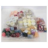 Collection of candles and wax melts