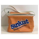 Vintage orange Sunkist advertising cooler