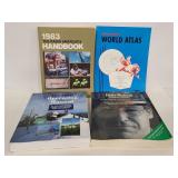 Four vintage books on radio