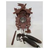 Vintage wood CooCoo clock for repair