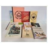Collection of vintage recipe books