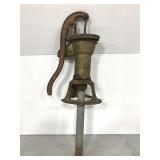 Antique well pump for garden decoration