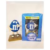 Two Blues Cafe M&M candy dispensers
