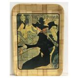 Vintage natural fiber tray