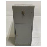 Acorn vintage metal file cabinet locker w/ key