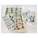 Vintage Calandar dish towels