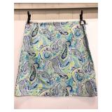 New Jaclyn Smith cotton and spandex paisley skirt