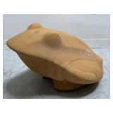 Terracotta garden frog