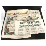 Vintage calendar dish towels #2