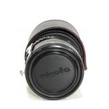 Minolta vintage camera lens with case