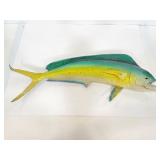 Taxidermy painted fish