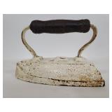 Painted cast iron sad iron