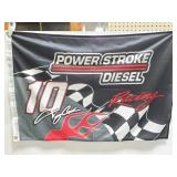 Power Stroke Diesel racing #10 flag