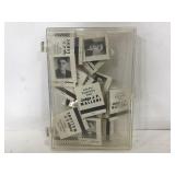 Case of judge J.P. Mallone matchbook ads