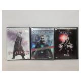 Three Blade movies on DVD