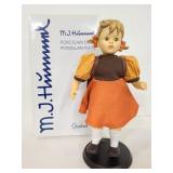 M.J.Hummel Goebel girl porcelain doll with box