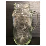 Golden Harvest glass pitcher