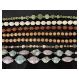 Beaded necklace collection