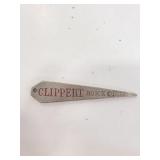 Clippery Brick Co metal tag