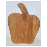 Wood apple cutting board
