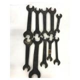 10 double ended wrench set