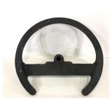 Vintage cast iron steering wheel